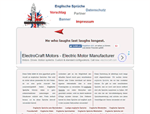 Tablet Screenshot of englischesprueche.net